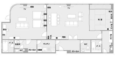 房间布局图|淡路岛美爵温泉度假酒店【官方】