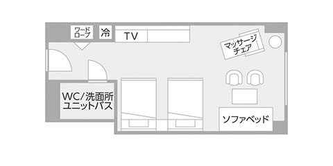 房间布局图|淡路岛美爵温泉度假酒店【官方】