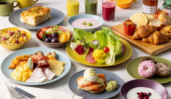 Breakfast buffet included
