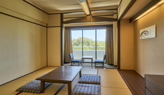 古典房間、和式房間、4組被子、山景城